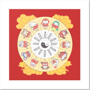 Harmony of Zodiacs: Loppi Tokki Unveils the Magic of Chinese Astrology! Posters and Art